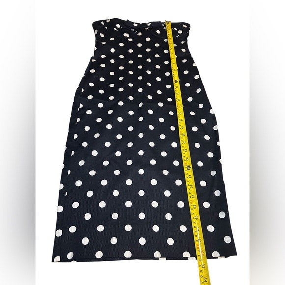 Victoria’s Secret Body by Victoria Polka Dot Fitted Dress Retro Pin Up Size 4 - Picture 7 of 10